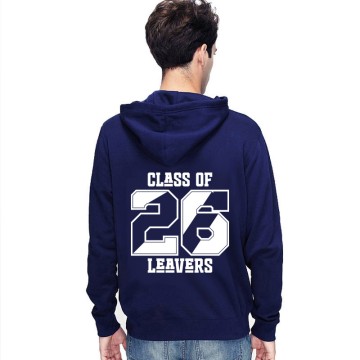 New Leavers Hoodie Solid numbers printed on the back